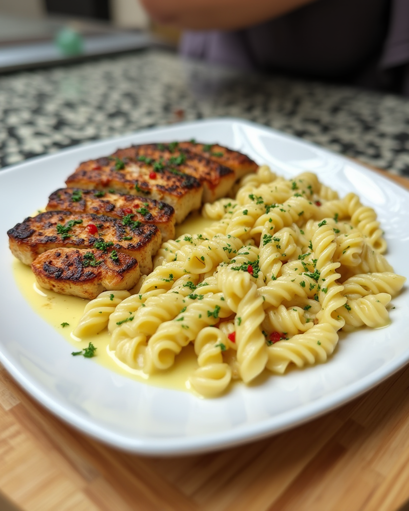 Creamy Garlic Parmesan Chicken Pasta