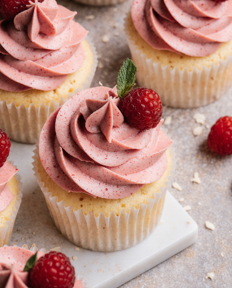 Raspberry Cupcakes