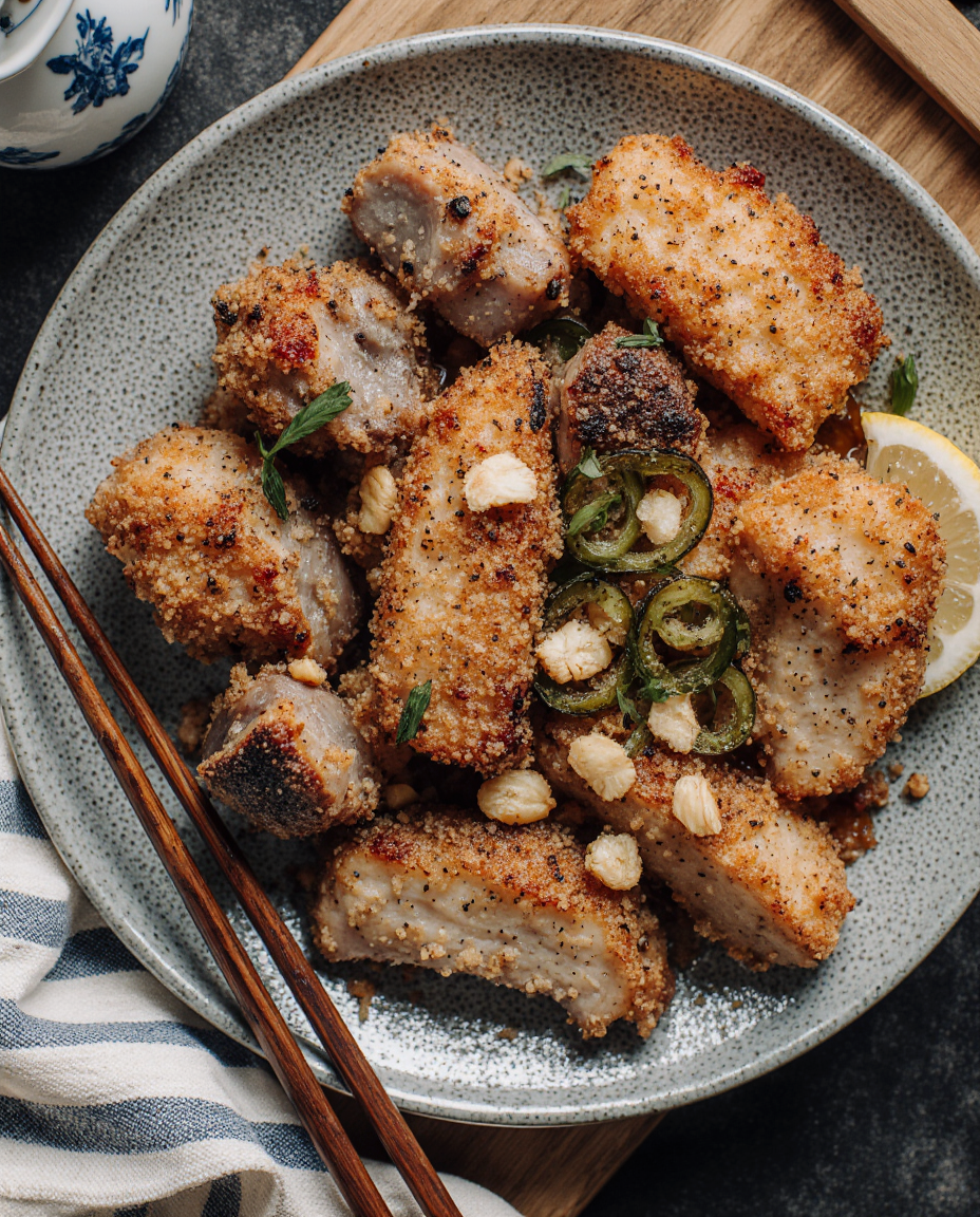 Salt and Pepper Pork Chops