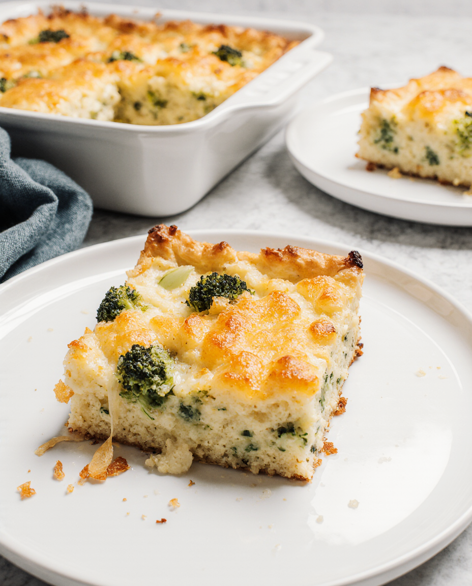 Easy Broccoli Cheese Egg Bake